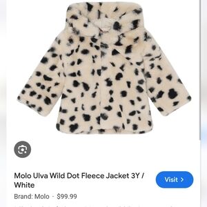 MOLO Baby Girl Ulva Wild Dot Print Jacket